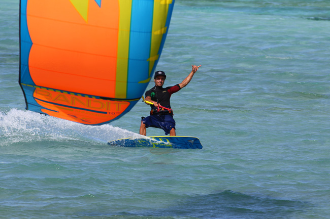 cours de kite à la pointe de la Gracieuse